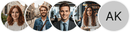 Multiple investor profile avatars on Duong Kim Vinh trading review block